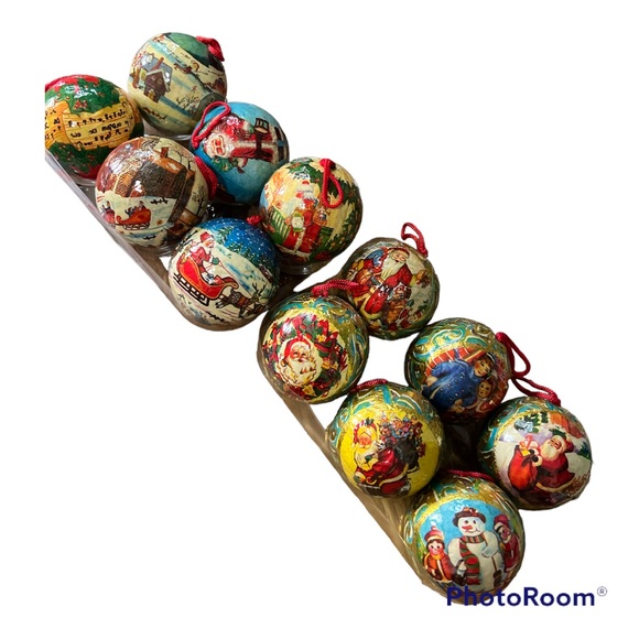 Vintage foam Christmas Ornaments - Picture 3 of 3